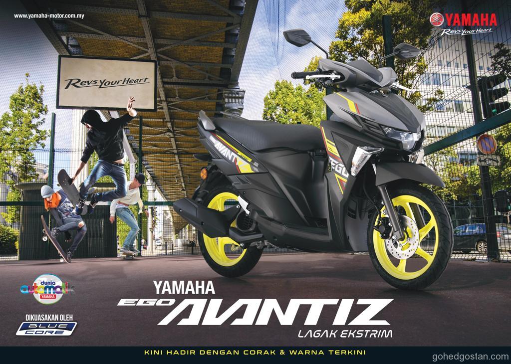  Yamaha  Ego Avantiz  2019  Kini Dalam 4 Warna Baharu Gohed 