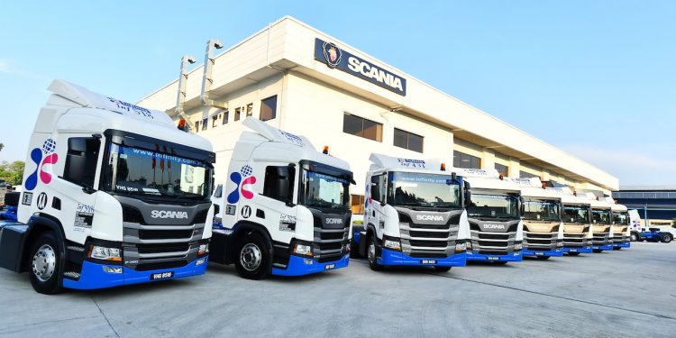 Scania NTG in a row 1.0