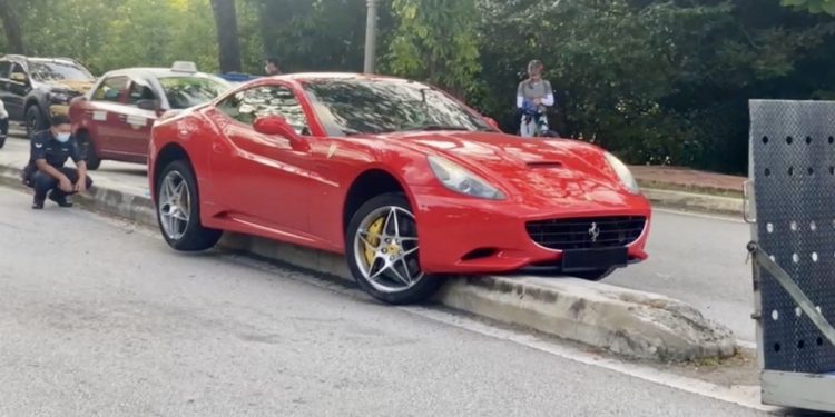 Accident Ferrari 3.0