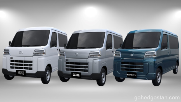 Daihatsu, Toyota, Suzuki EV Van